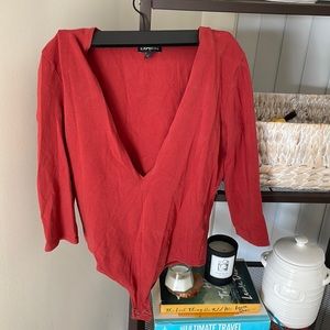 Express low cut tight bodysuit